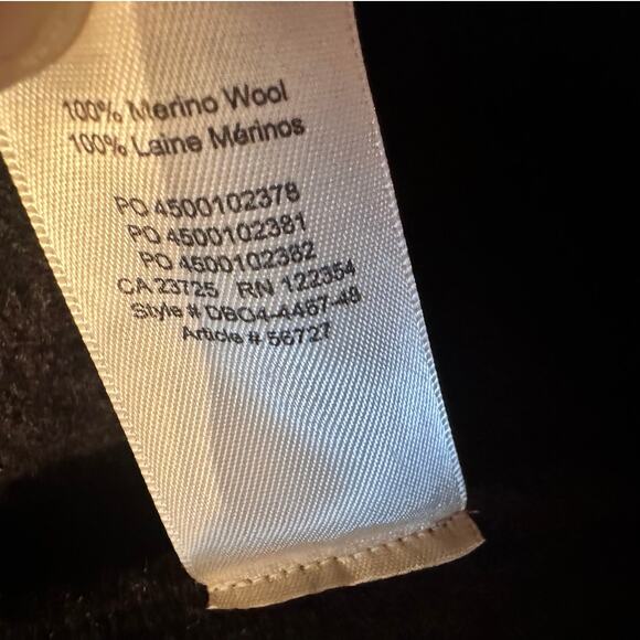 Wilfred M 100% Merino Wool open front cardigan Wide sleeve minimalist - Picture 6 of 8